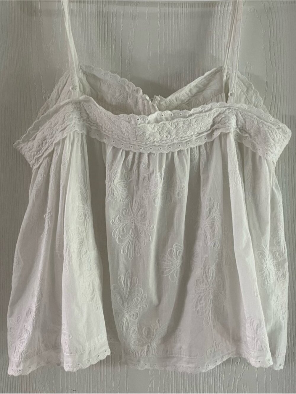 White Summer Blouse - Picture 2 of 2